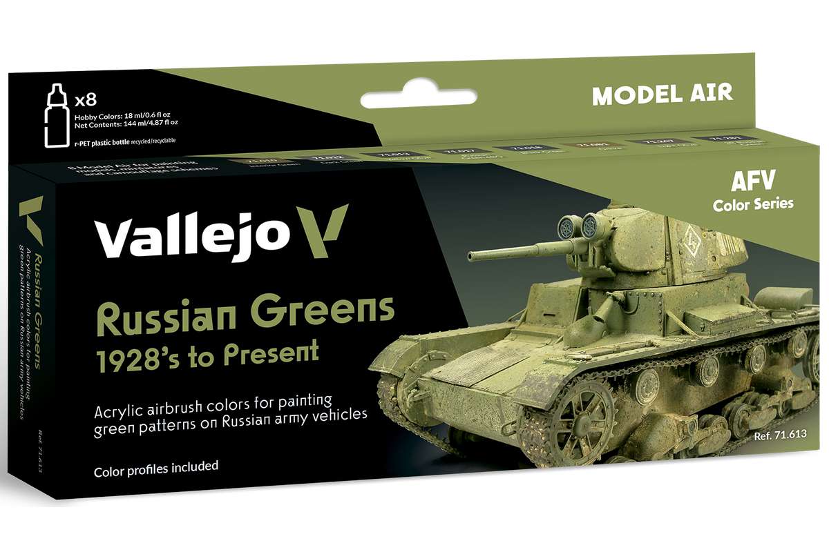 Russian Greens (1928's to Present) 8x18ml